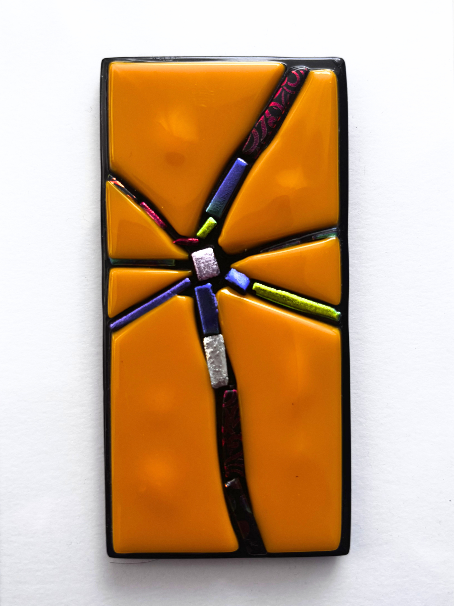 Petit Tableau en verre Artisanal
