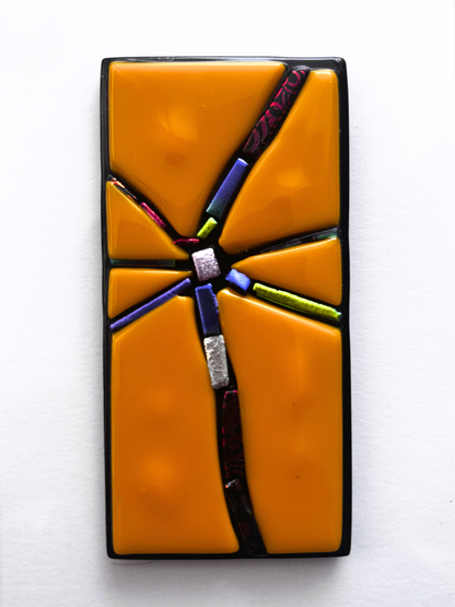Petit Tableau en verre Artisanal