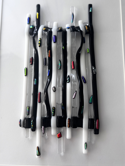 Grand Tableau en Verre Artisanal