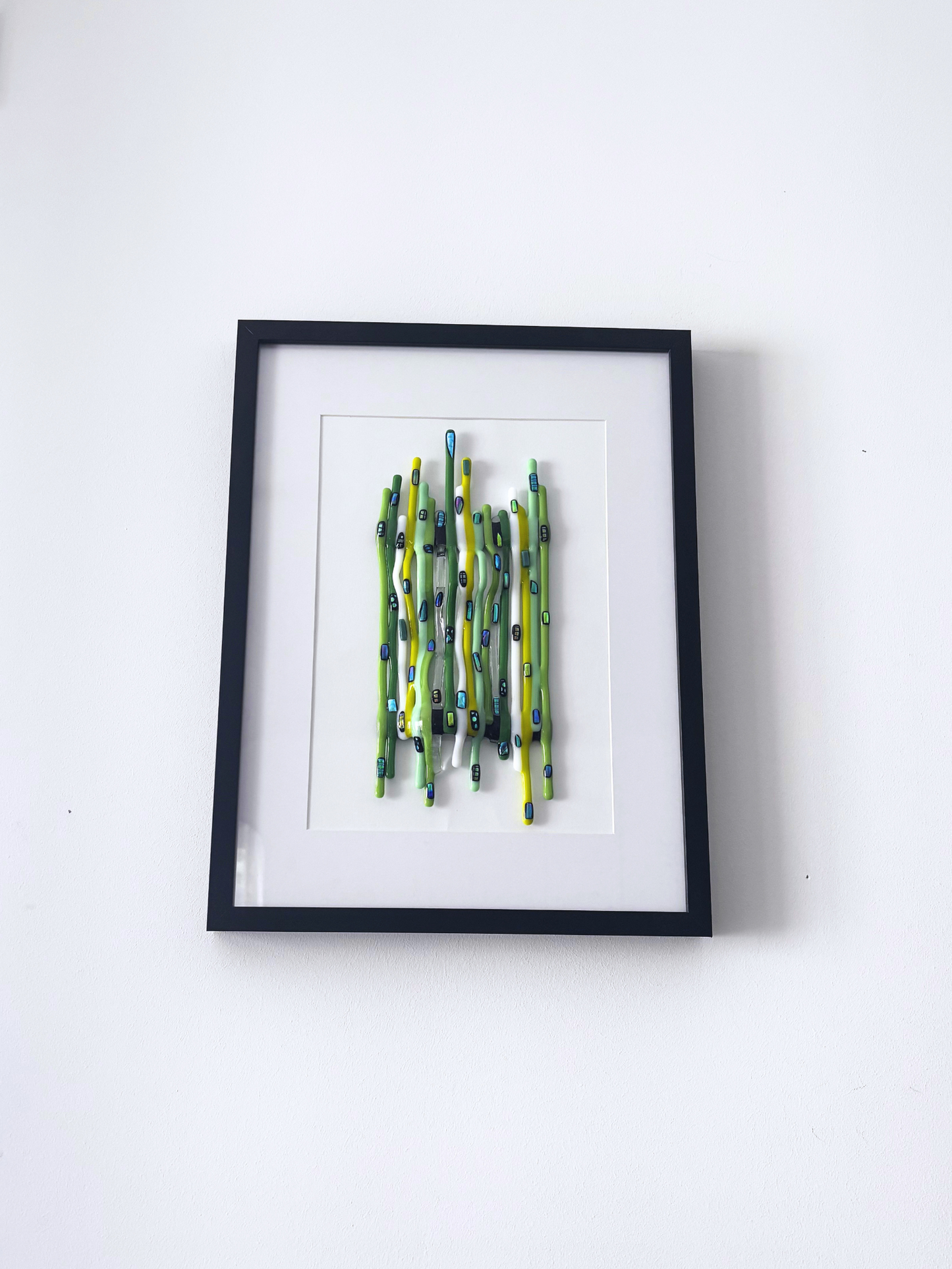 Grand Tableau en verre Artisanal